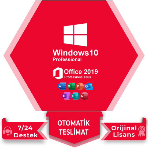 Windows 10 Professional Office 2019 Professional Plus